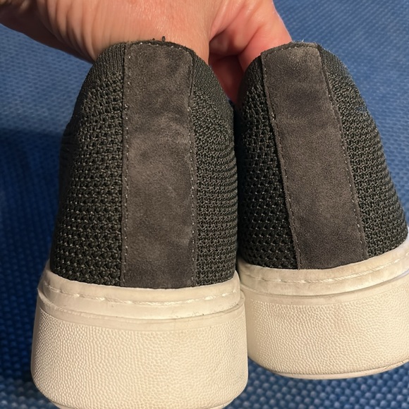 Eileen Fisher Pari Knit Platform Sneakers, Color Gray, Size 10 NWOB